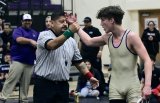 Wayne Joint finished fifth at the CIF State Wrestling Championships. Here, he's show at last week's Masters where he won his weight class, earning a trip to the Bakersfield state championships.